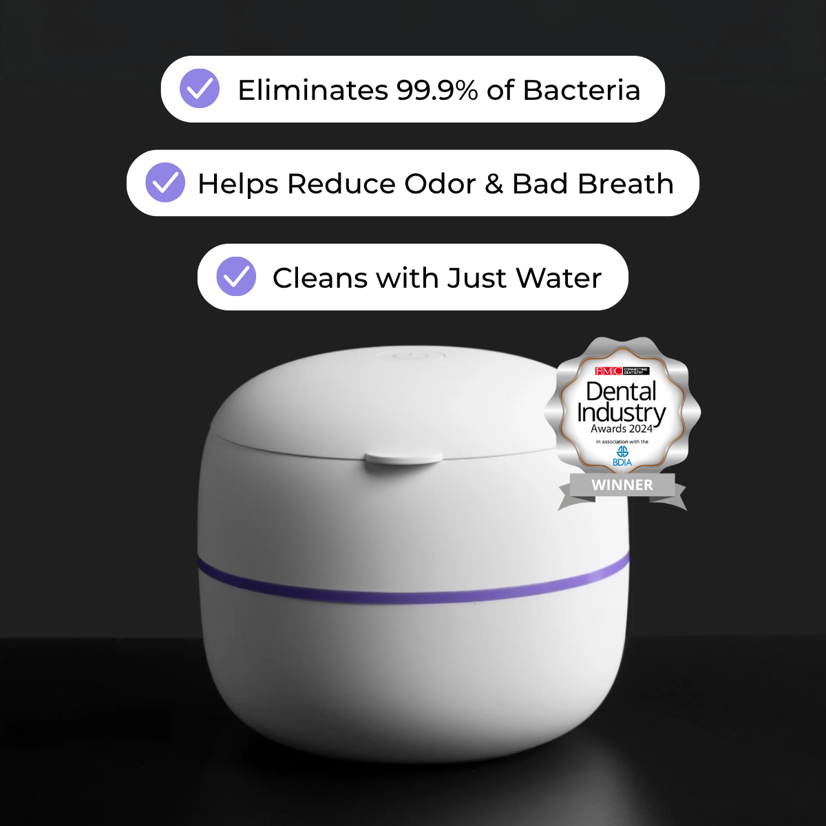 ZiloPod - #1 Dentist-Approved Ultrasonic & UVC Cleaner art